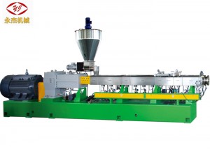 Doble nga Screw Extruder Machine, PET Plastic Recycling Extruder Machine 400kg/H