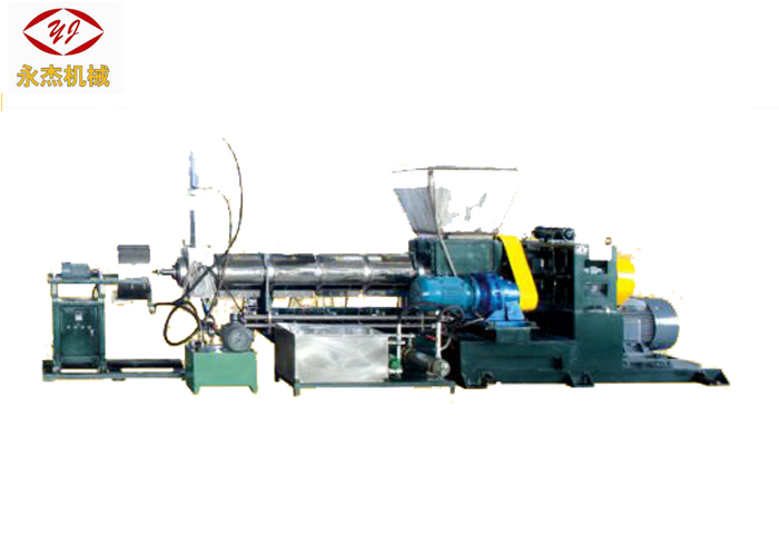 Water Ring Die Face Cutting Single Screw Extruder Machine 22KW Heating Power