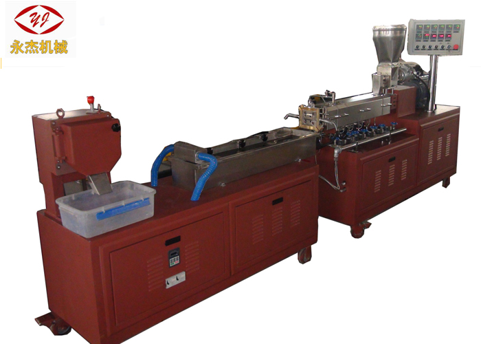 Laboratory Mini Extruder PVC Granulating Line Ka Metsi Strand Pelletizing System