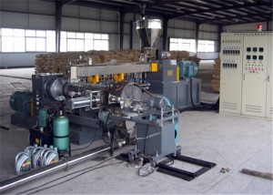 Water Ring Die Face Cutting Waste Plastic Extruder PET Recycling Machine Saving Energy