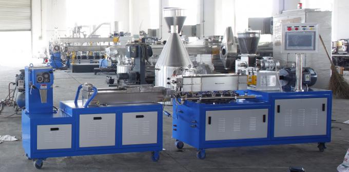 PLC Control Mini Twin Screw Extruder, HDPE Extruder Machine Usa ka Tuig nga Garantiya