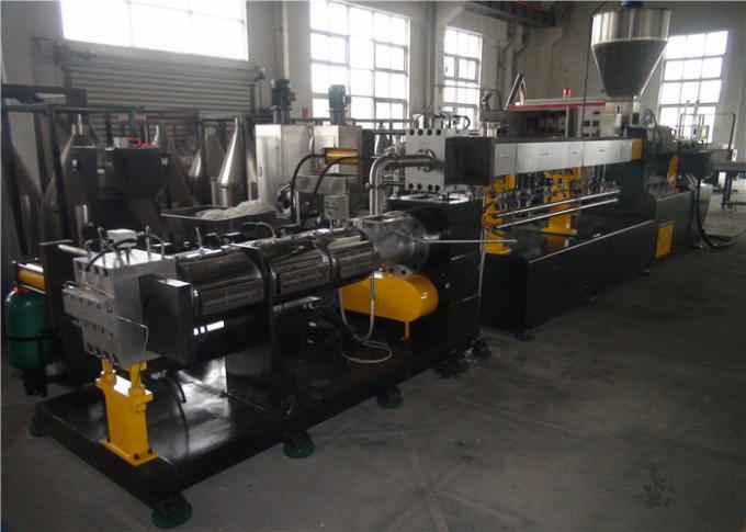 High Efficiency Twin - Twin Two Stage Extruder Machine For Carbon Black Master Batch