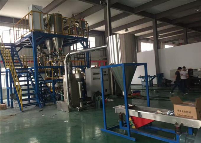 Peralatan Pembuatan Pelet Granulator HDPE Motor 90kw Dengan Sistem Berbasikal Air