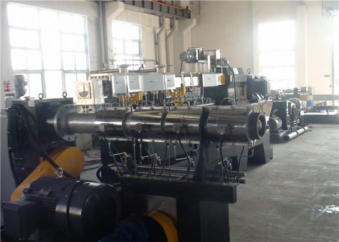 ដំណាក់កាលពីរ Carbon Black Filler Masterbatch Machine Water Ring វិធីកាត់ក្តៅ