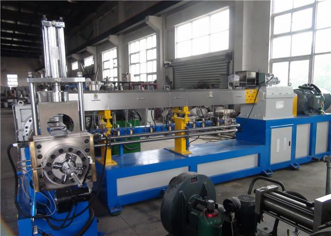 សម្ភារៈខ្សែ PVC Pellet Extruder Machine, PVC Pelletizing Line សំលេងរំខានទាប