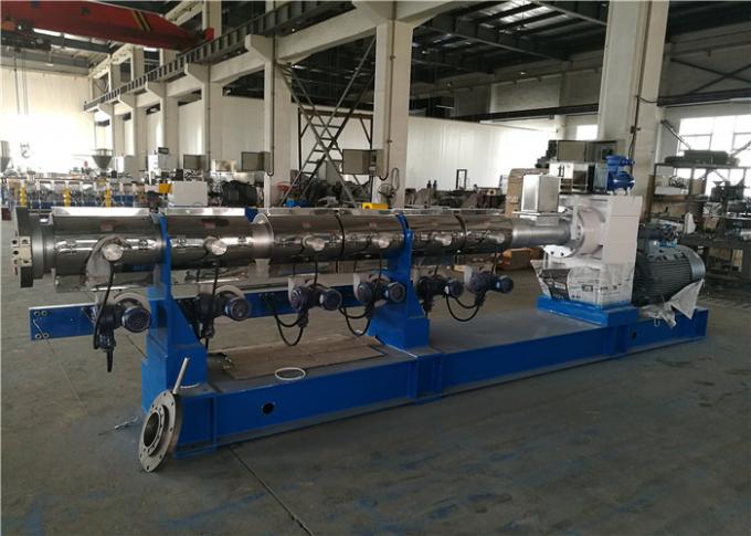 Water Ring Die Face Cutting Single Screw Extruder Machine 22KW Heating Power