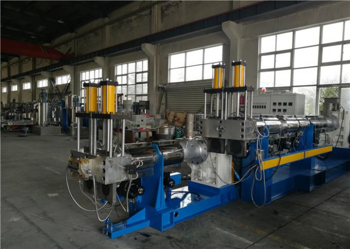 Double Stage Waste Polythene Recycling Machine , Plastic Reprocessing Machine