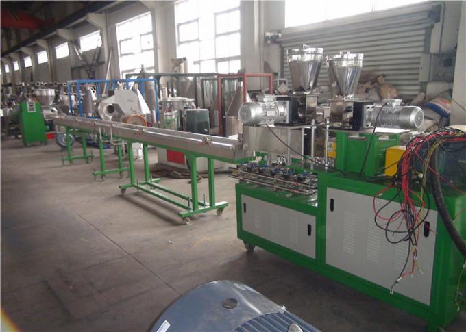 10-20kg/H PVC Recycling Machine Water Strand Cutting Way Abrasion Resistance