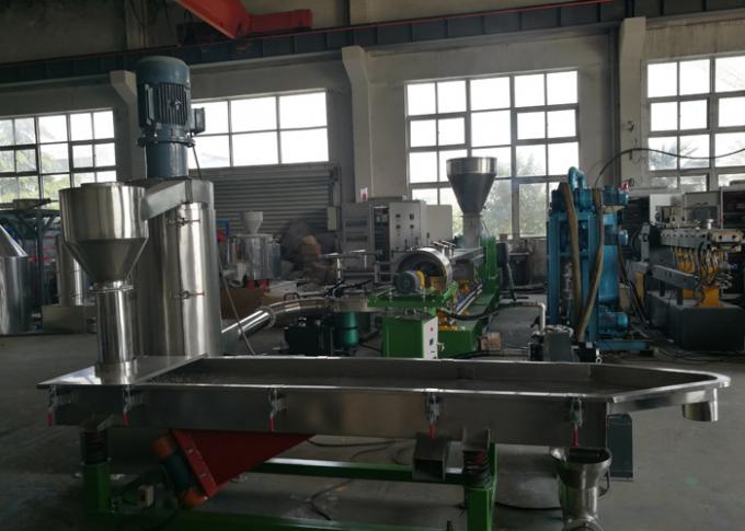 2500kg/h PE/PP with Caco3 Master Batch Mamchine Water Ring Pelletizing Machine 800rpm Extruder Twin Screw