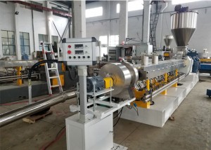 Aŭtomata Nutrado Plasta Masterbatch Extruder PP Hdpe LDPE LLDPE Extrusion Machine