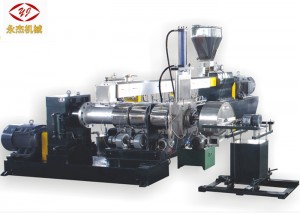 Mesin Granules PVC Tugas Berat, Mesin Pelet Extruder Industri Loro Tahap