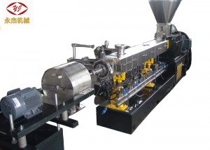 62,4 mm läbimõõduga topeltkruviga granuleerimismasin suure tõhususega põhipartii valmistamise masin
