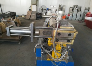 Air Cooling Die Face Cutting Polythene Extrusion Machines ធានាមួយឆ្នាំ