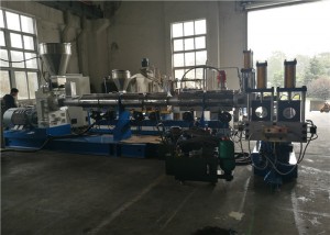 Double Etap Waste Polythene Resiklaj machin, plastik Retretman machin