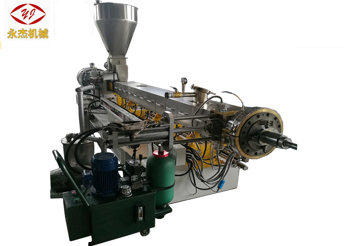 Машина за гранулирање ПВЦ гранулатор на матрица со дијаметар на завртка 71 мм 9 грејни зони