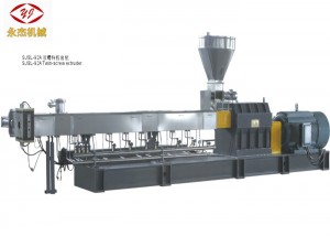 ʻOki ʻana i ka Plastic Flake Single Screw Extruder Mīkini Wai Hoʻoluʻu Strand ʻoki