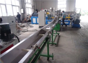 Máquina de fabricación de gránulos de PET resistente á abrasión, máquina de peletización automática de plástico