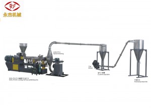 Kuumlõikamise topeltkruviga WPC ekstruudermasin 400-500 kg/h võimsusega pikk kasutusiga