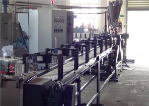 machine jumelle de boudineuse à vis 90kw pour la fabrication biodégradable de granules de PLA de fécule de pomme de terre
