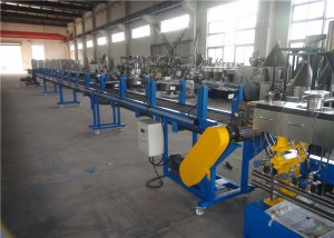 200kg/H Masara sitaci PLA Plastic Pelletizing Machine, Polymer Extrusion Equipment