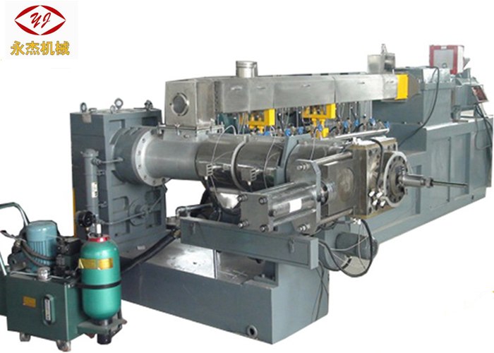 2000 kg/h kõva pehme PVC graanulite masin kaheastmeline ekstruuder PVC granuleerimismasin 350 kW mootor