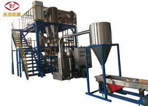 Ciyarwa ta atomatik Filastik Masterbatch Extruder PP Hdpe LDPE LLDPE Extrusion Machine