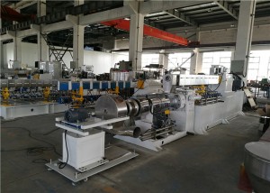 Automatic Extruder PVC Machine , Twin Screw Compounding Extruder SISMENS Motor