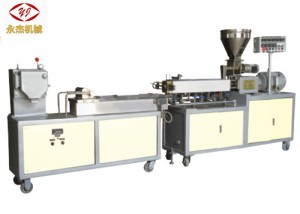 Abrasion Resistant Lab Twin Screw Extruder W6Mo5Cr4V2 Screw Material 5.5kw
