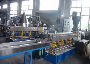 75kw PE PP ABS Master Batch Gukora Imashini Twin Screw Extruder