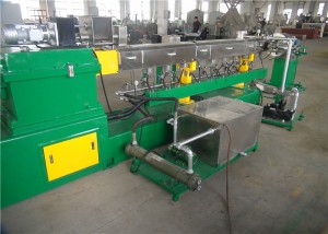 ABB Inverter Water Ring Pelletizer Twin Screw Extruder Εγγύηση ενός έτους