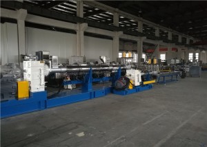 PE PP PVC Film Plastic Recycling Machine Double Stadju Extruder Long Span Life