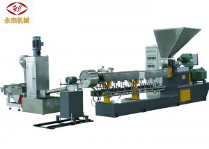 Mesin Pelletizing Plastik Torsi Dhuwur, Mesin Extruder Kembar Diameter 71mm