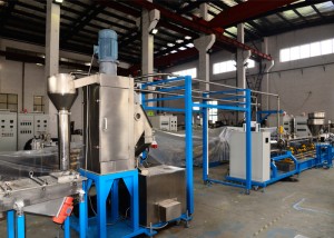 Màquina de fabricació de pellets compostables biodegradables PLA PBAT POVH Startch Extrusora de doble cargol