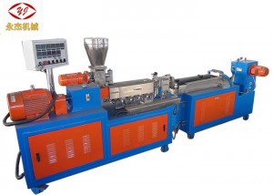 2-15kg / H 20mm Mesin Granules Plastik Diproses Ulang, Mesin PVC Extruder 7 Zona