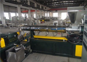 Heavy Duty POM PA ABS Extrusion Machine , Waste Plastic Extruder Equipment 55kw