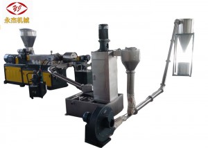 1.5kw Cutter Water Ring Pelletizer Mesin Ekstrusi Plastik Kapasitas 30-100kg / H