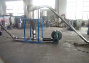 Daur Ulang Plastik Flake Single Screw Extruder Machine Water Cooling Strand Cutting