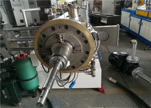 Automatikus PVC granulátumkészítő gép, puha PVC extruder gép 160 kW motor