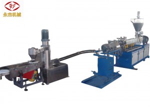 SIEMENS የሞተር ውሃ ቀለበት Pelletizer ድርብ screw Extruder ንድፍ አንድ ዓመት ዋስትና