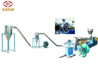 ម៉ាស៊ីនត្រជាក់ខ្យល់ Twin Screw Extruder Plastic Extrusion Machine WPC ល្បឿនលឿន