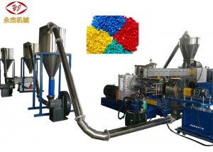 Filastik granules samar line PVC albarkatun kasa inji pvc pelletizing inji